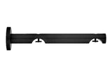 Cut-to-Size Double Channel Curtain Rod, 28mm Black