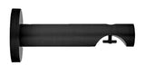 Cut-to-Size Channel Curtain Rod, 28mm Black