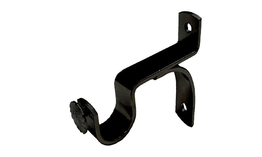 25mm Single Medium Duty Bracket, Black – Curtain Hardware & Blinds Co.